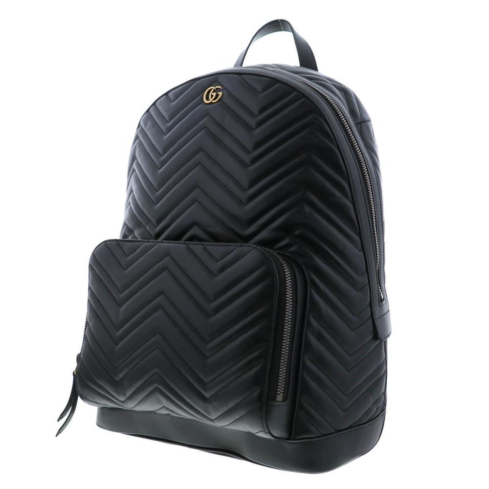 Gucci GG Marmont Backpack Black - Picture 2 of 5